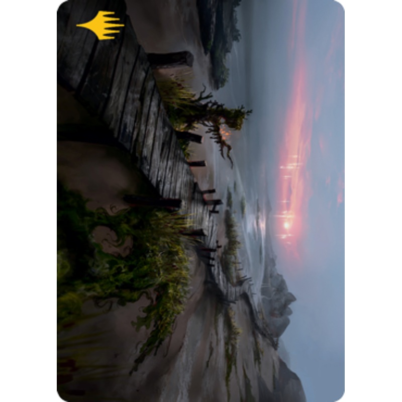 Deserted Beach Art Card (Gold-Stamped Signature) [Innistrad: Midnight Hunt Art Series]