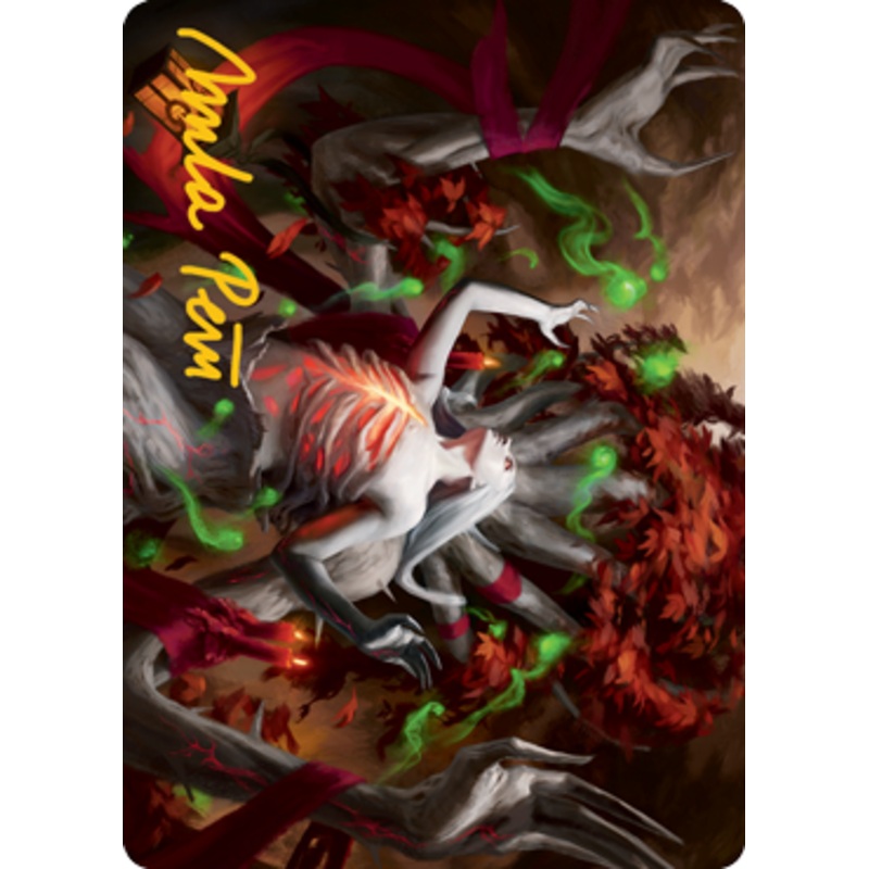 Dryad's Revival Art Card (Gold-Stamped Signature) [Innistrad: Midnight Hunt Art Series]