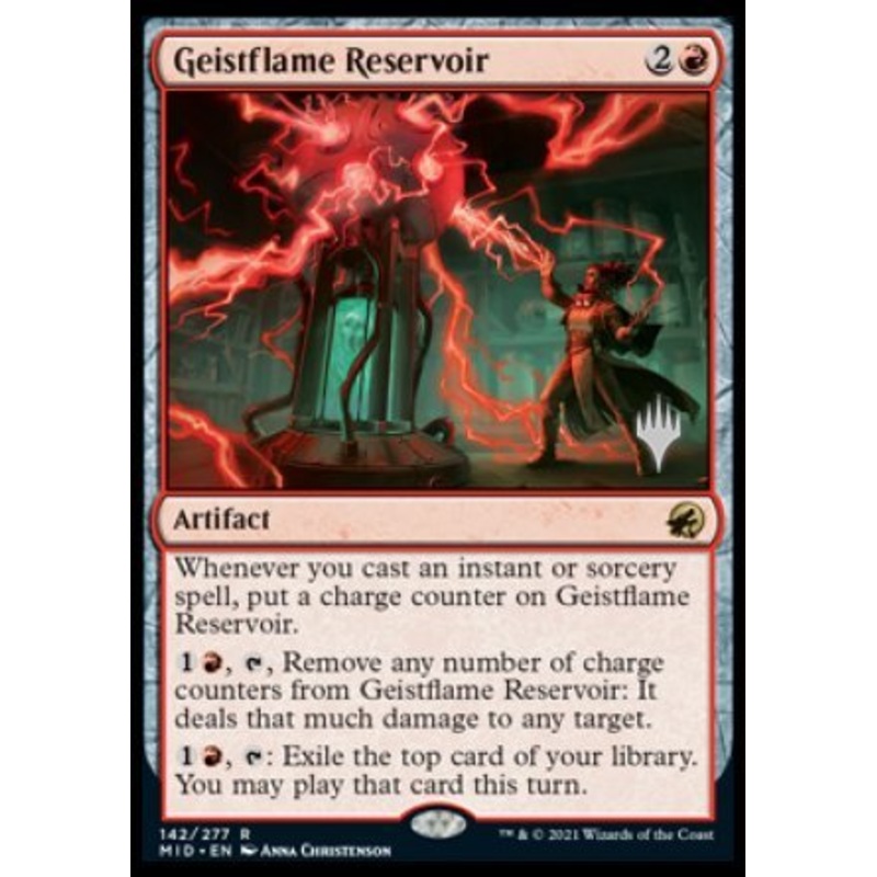 Geistflame Reservoir (Promo Pack) [Innistrad: Midnight Hunt Promos]