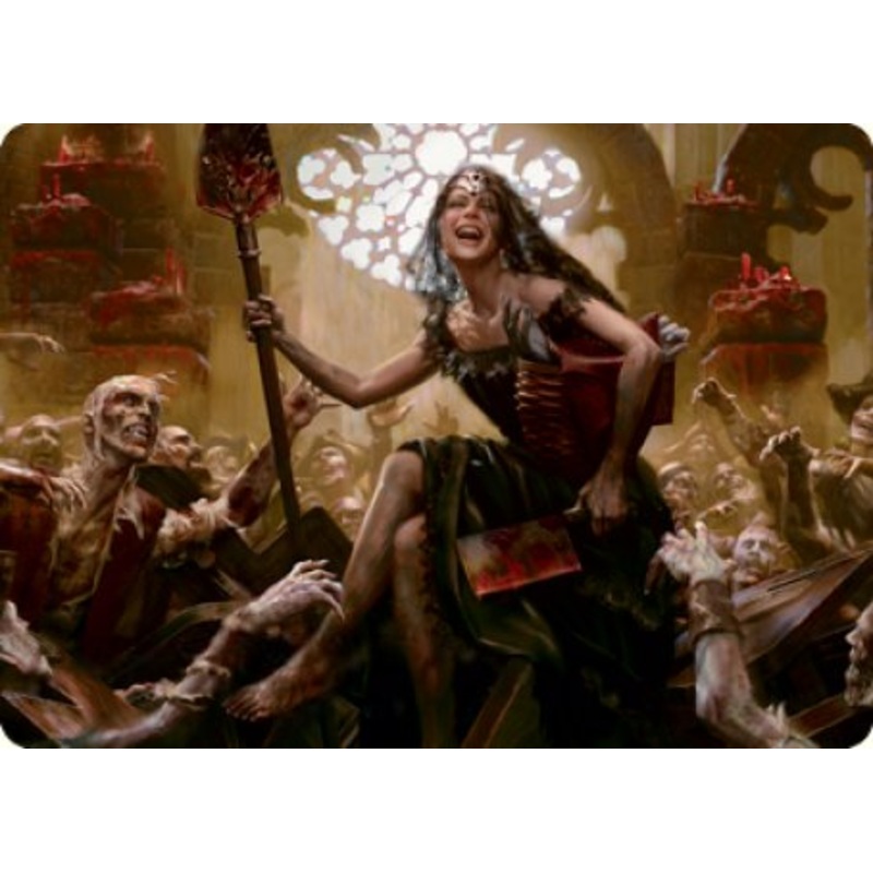 Gisa, Glorious Resurrector Art Card [Innistrad: Midnight Hunt Art Series]