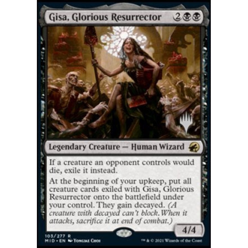Gisa, Glorious Resurrector (Promo Pack) [Innistrad: Midnight Hunt Promos]