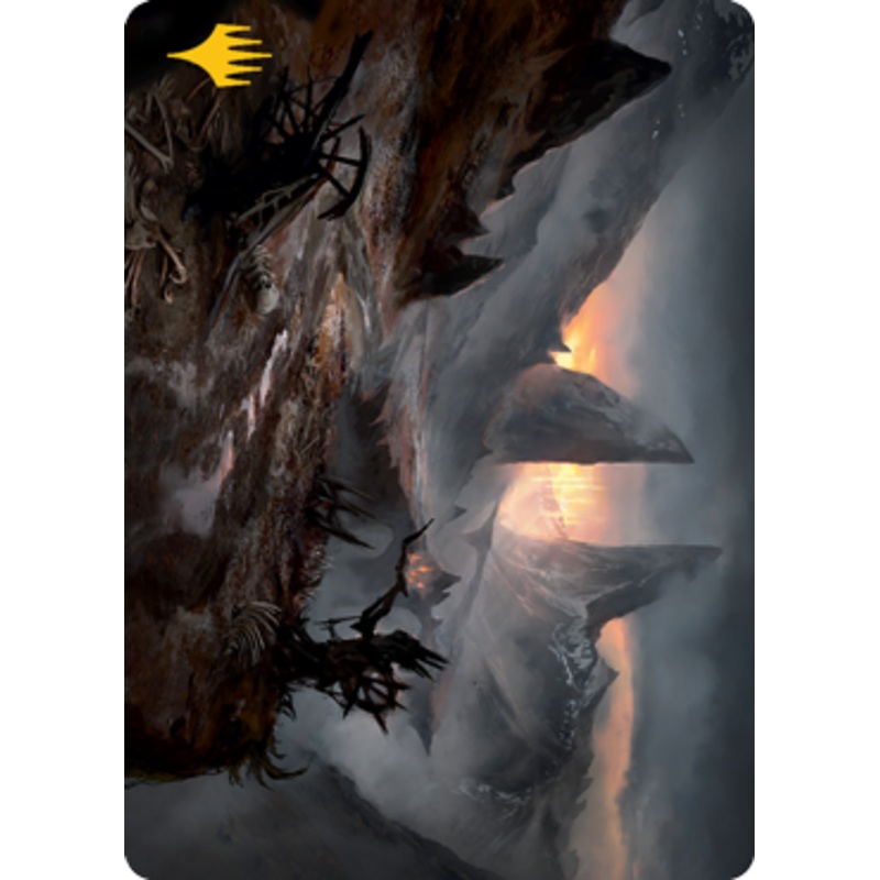 Haunted Ridge Art Card (Gold-Stamped Signature) [Innistrad: Midnight Hunt Art Series]
