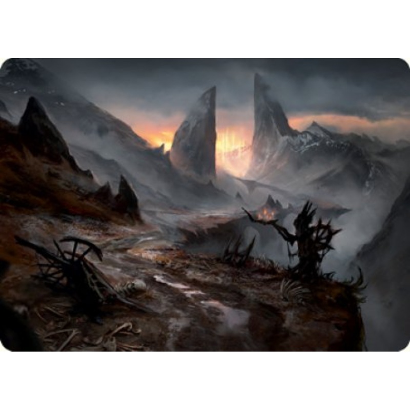 Haunted Ridge Art Card [Innistrad: Midnight Hunt Art Series]