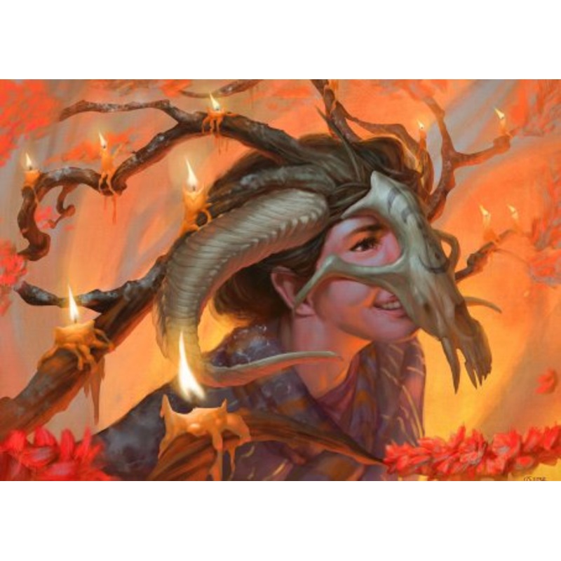 Hedgewitch's Mask Art Card [Innistrad: Midnight Hunt Art Series]
