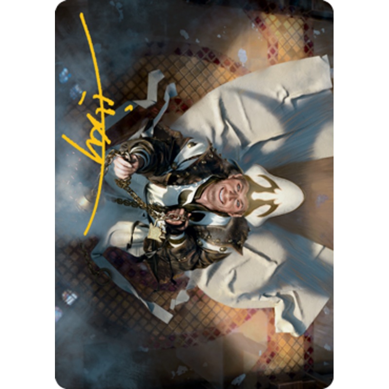 Jerren, Corrupted Bishop Art Card (Gold-Stamped Signature) [Innistrad: Midnight Hunt Art Series]