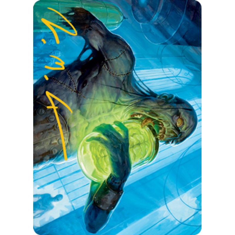 Larder Zombie Art Card (Gold-Stamped Signature) [Innistrad: Midnight Hunt Art Series]
