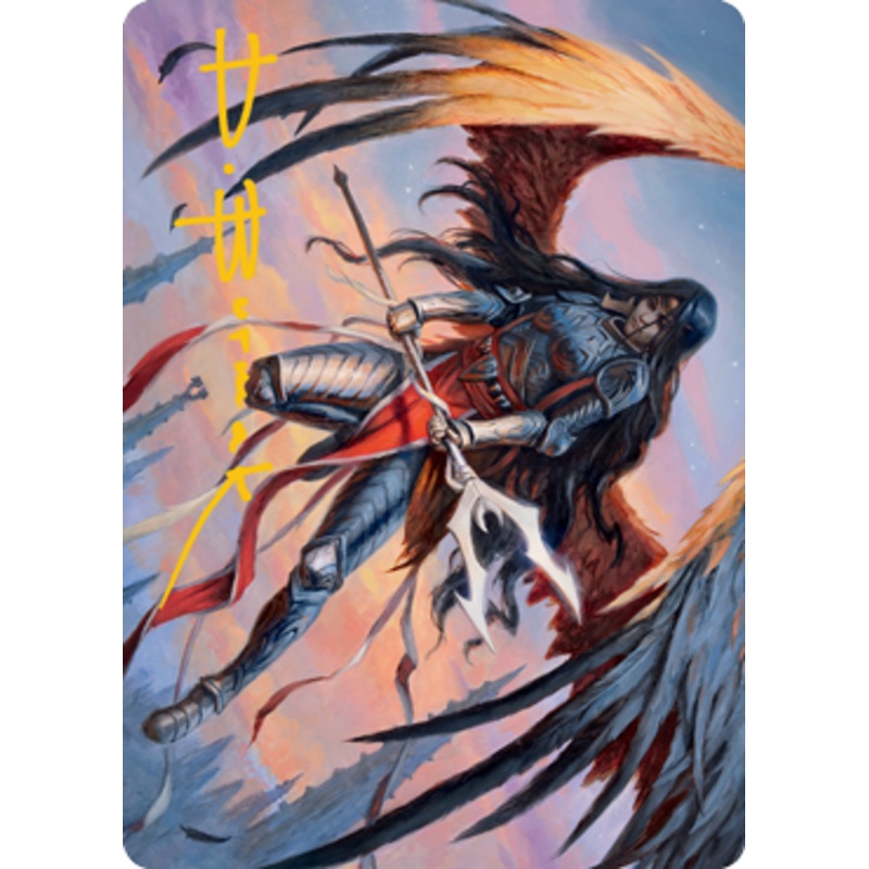 Liesa, Forgotten Archangel Art Card (Gold-Stamped Signature) [Innistrad: Midnight Hunt Art Series]