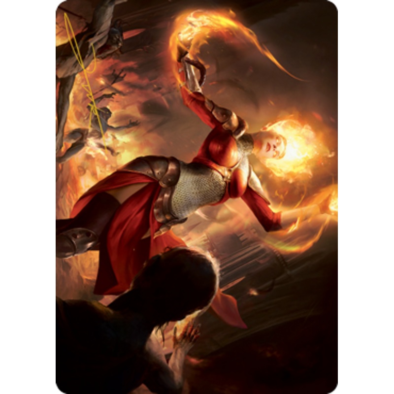 Light Up the Night Art Card (Gold-Stamped Signature) [Innistrad: Midnight Hunt Art Series]