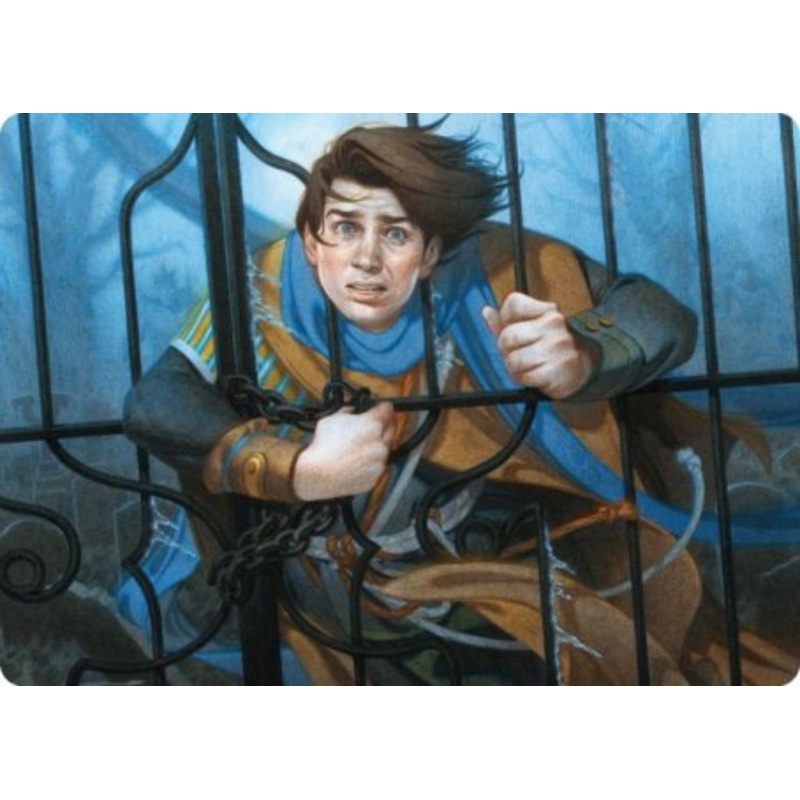 Locked in the Cemetery Art Card [Innistrad: Midnight Hunt Art Series]
