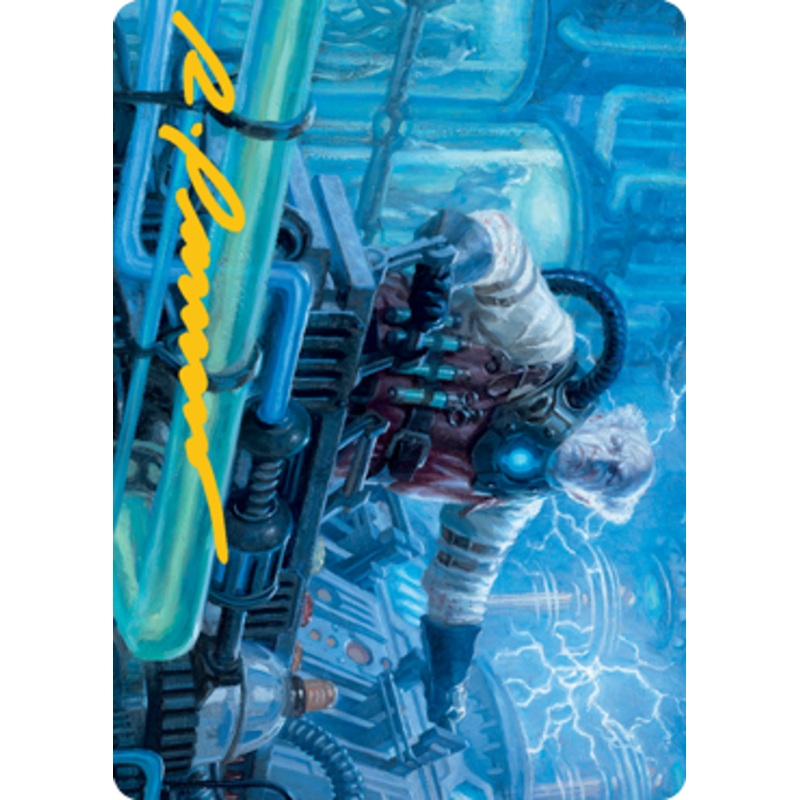 Ludevic, Necrogenius Art Card (Gold-Stamped Signature) [Innistrad: Midnight Hunt Art Series]