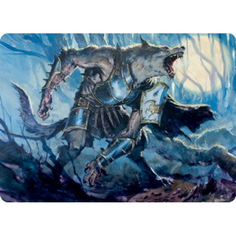 Moonrage Brute Art Card [Innistrad: Midnight Hunt Art Series]