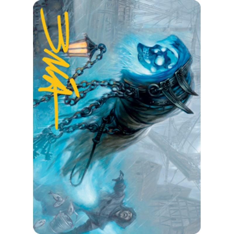 Nebelgast Intruder Art Card (Gold-Stamped Signature) [Innistrad: Midnight Hunt Art Series]