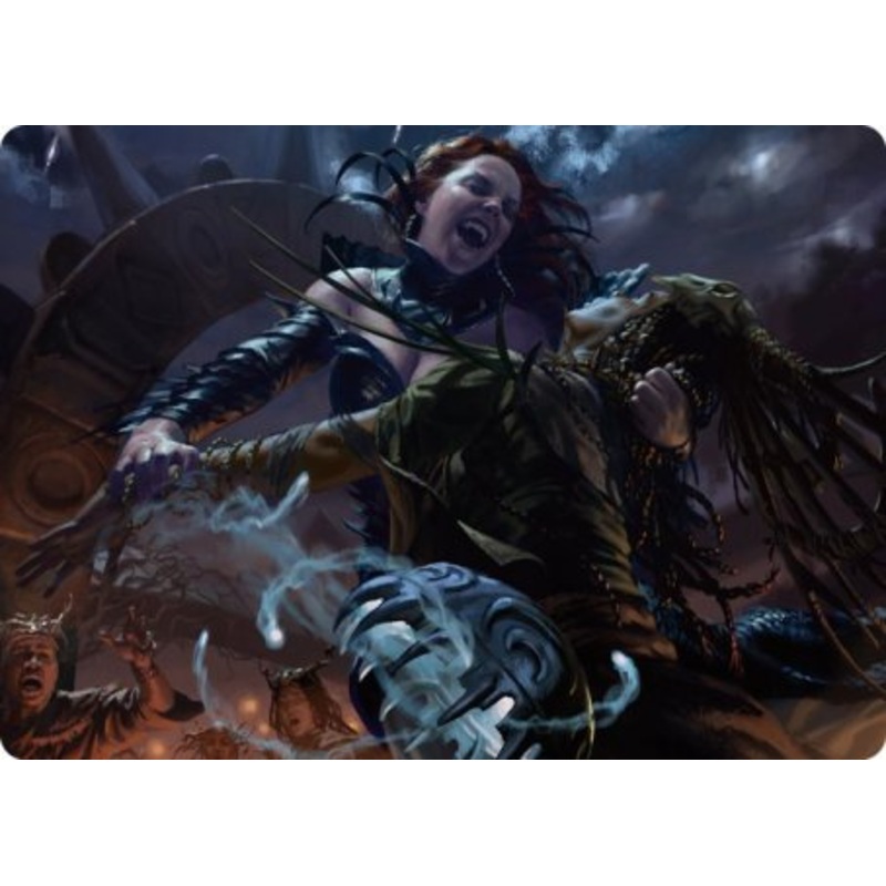 Olivia's Midnight Ambush Art Card [Innistrad: Midnight Hunt Art Series]