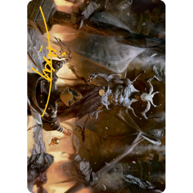 Ormendahl, the Corrupter Art Card (Gold-Stamped Signature) [Innistrad: Midnight Hunt Art Series]