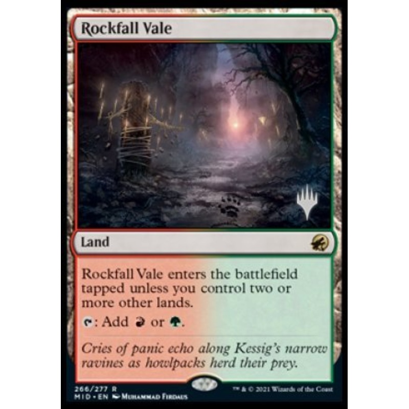 Rockfall Vale (Promo Pack) [Innistrad: Midnight Hunt Promos]
