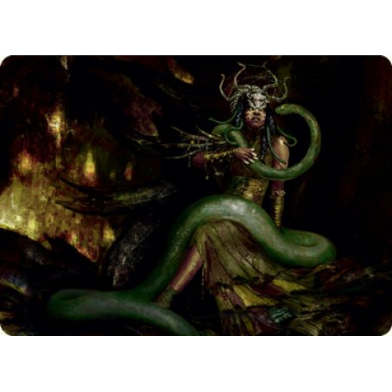 Saryth, the Viper's Fang Art Card [Innistrad: Midnight Hunt Art Series]