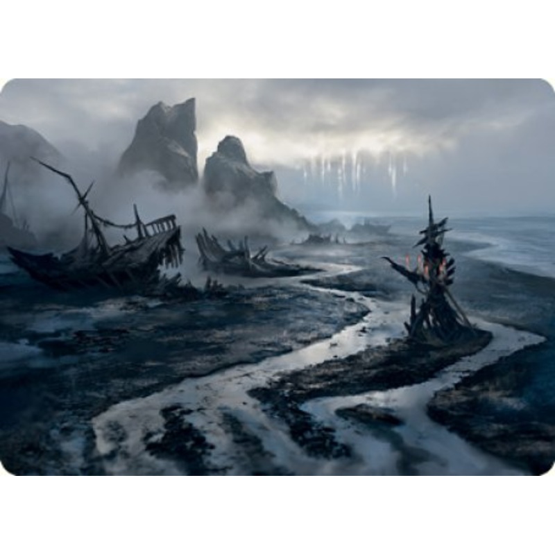 Shipwreck Marsh Art Card [Innistrad: Midnight Hunt Art Series]