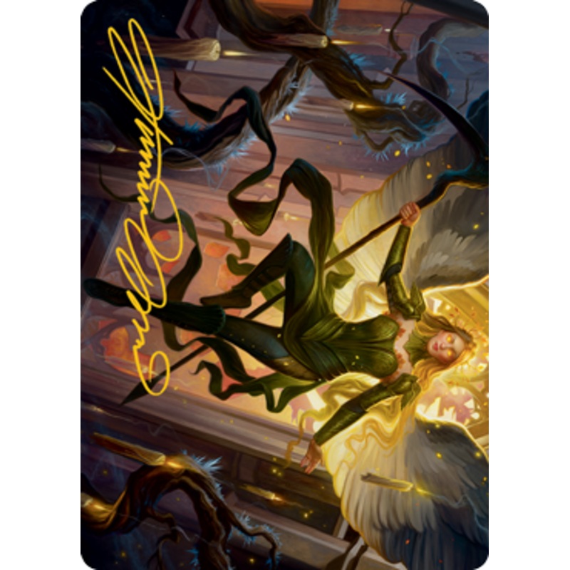Sigarda, Champion of Light Art Card (Gold-Stamped Signature) [Innistrad: Midnight Hunt Art Series]
