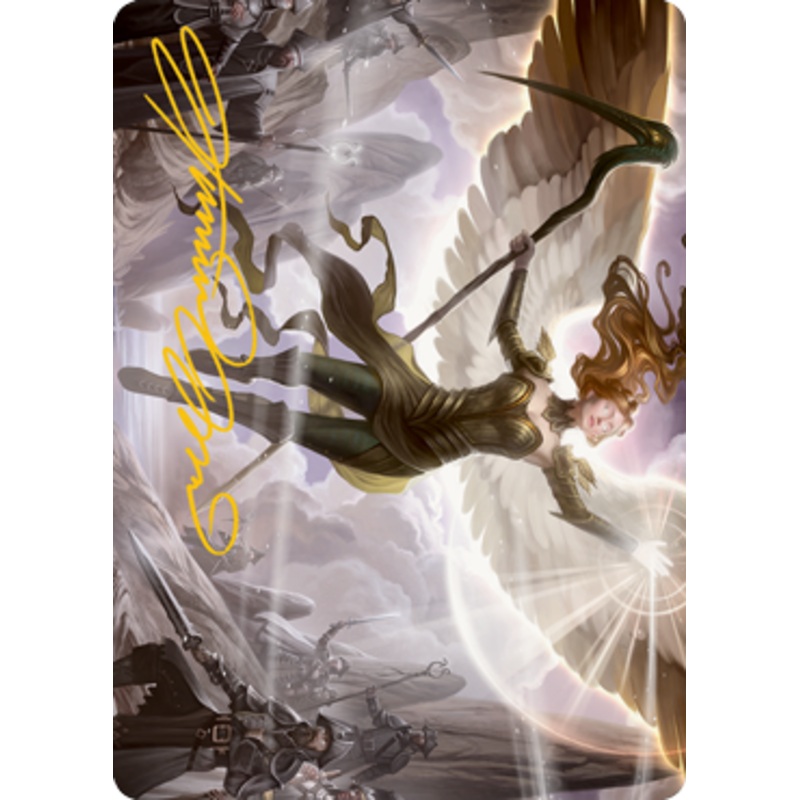 Sigarda's Splendor Art Card (Gold-Stamped Signature) [Innistrad: Midnight Hunt Art Series]