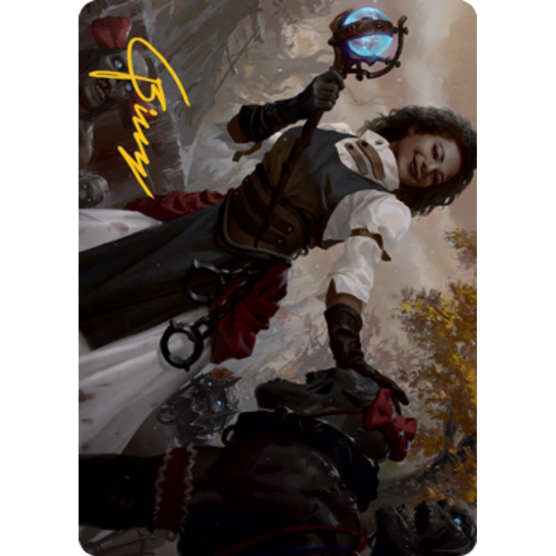 Skaab Wrangler Art Card (Gold-Stamped Signature) [Innistrad: Midnight Hunt Art Series]