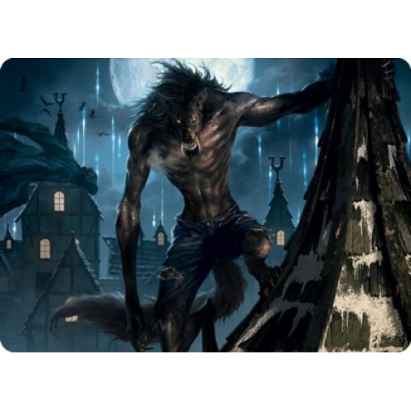 Stalking Predator Art Card [Innistrad: Midnight Hunt Art Series]