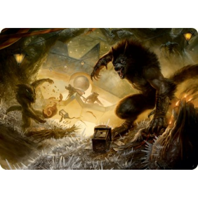 Storm the Festival Art Card [Innistrad: Midnight Hunt Art Series]
