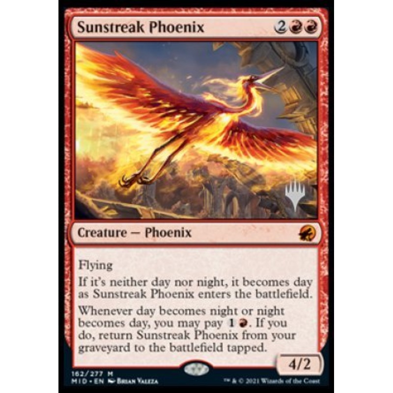 Sunstreak Phoenix (Promo Pack) [Innistrad: Midnight Hunt Promos]