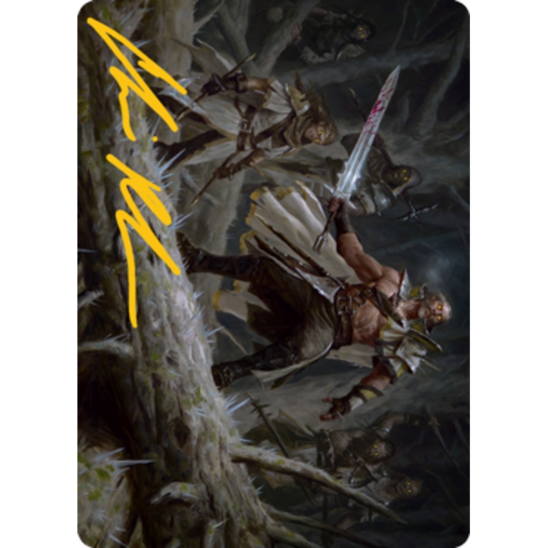 Tovolar, Dire Overlord 1 Art Card (Gold-Stamped Signature) [Innistrad: Midnight Hunt Art Series]
