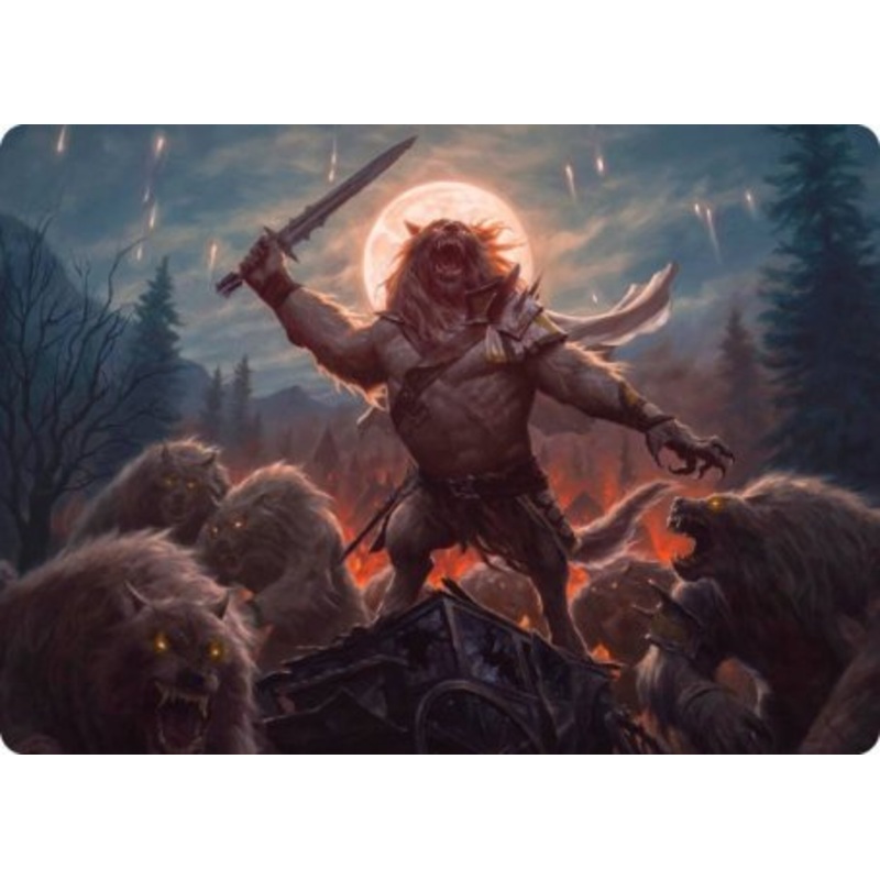 Tovolar, the Midnight Scourge 1 Art Card [Innistrad: Midnight Hunt Art Series]