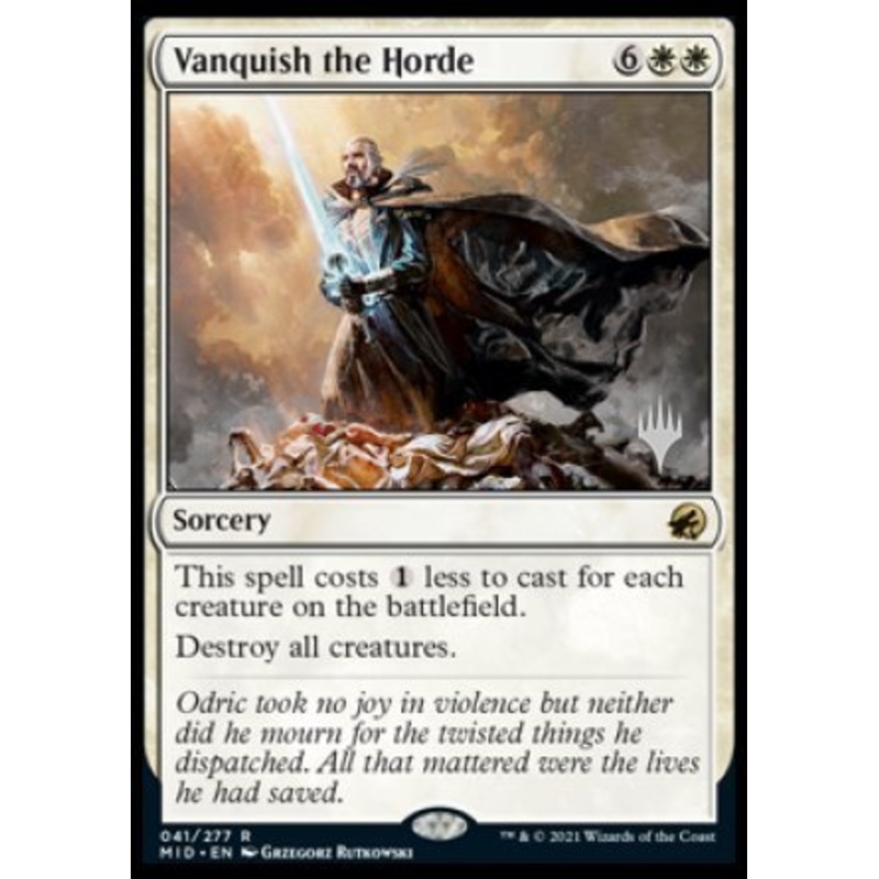 Vanquish the Horde (Promo Pack) [Innistrad: Midnight Hunt Promos]