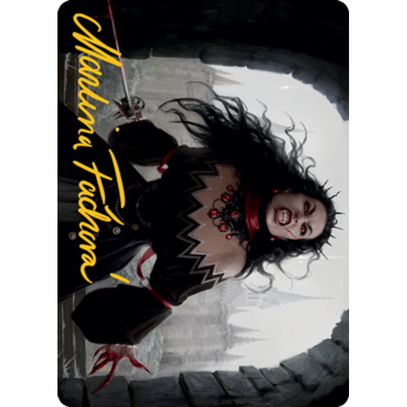 Voldaren Stinger Art Card (Gold-Stamped Signature) [Innistrad: Midnight Hunt Art Series]