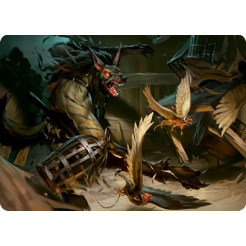Wing Shredder Art Card [Innistrad: Midnight Hunt Art Series]