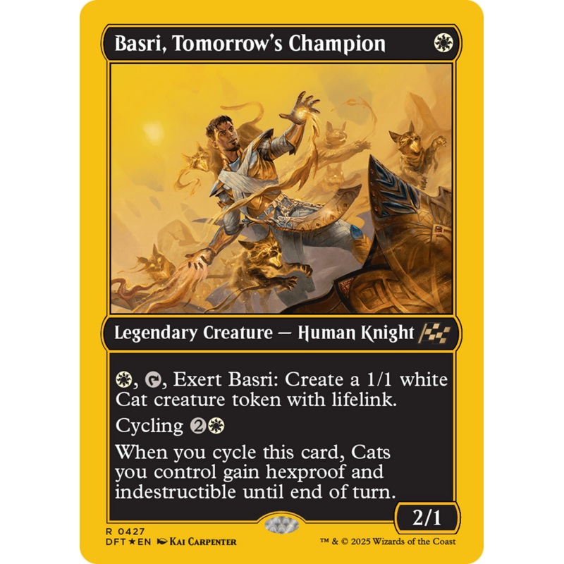 Basri, Tomorrow's Champion (First-Place Foil) [Aetherdrift]