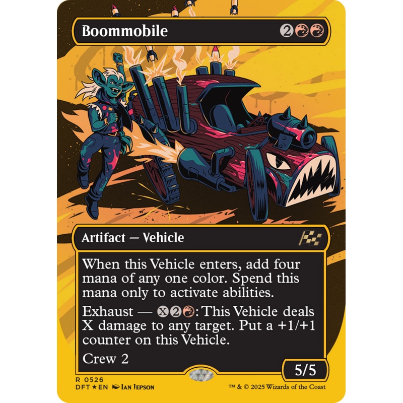 Boommobile (Borderless) (First-Place Foil) [Aetherdrift]
