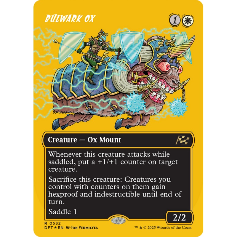 Bulwark Ox (Borderless) (First-Place Foil) [Aetherdrift]