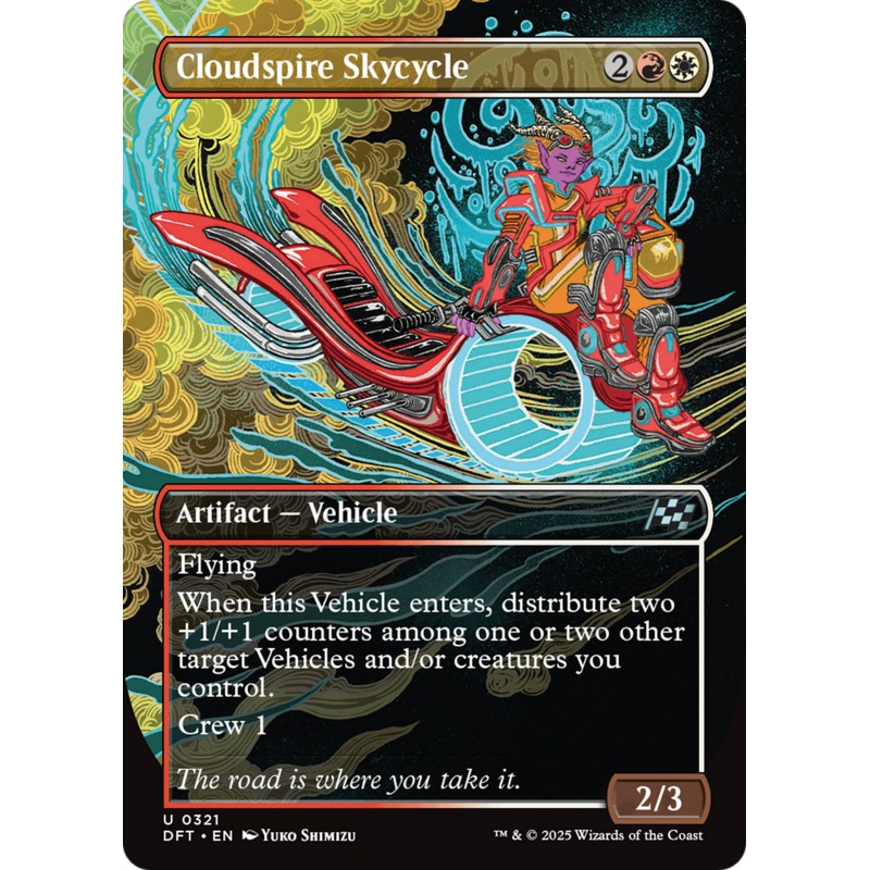 Cloudspire Skycycle (Borderless) [Aetherdrift]
