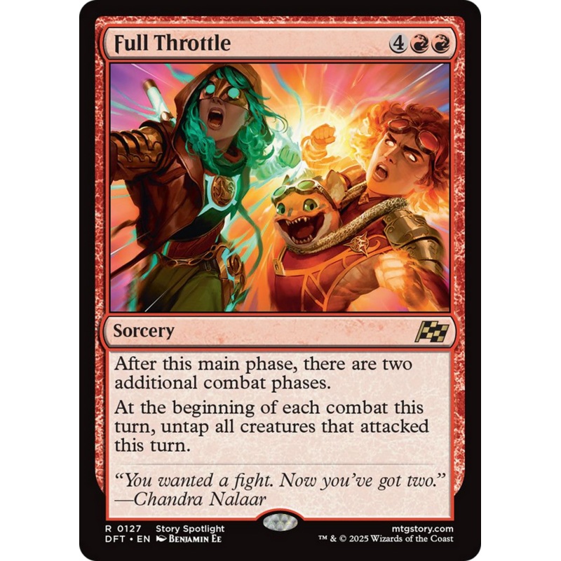 Full Throttle (First-Place Foil) [Aetherdrift]