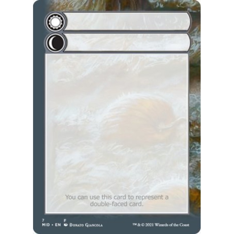 Helper Card (7/9) [Innistrad: Midnight Hunt Tokens]