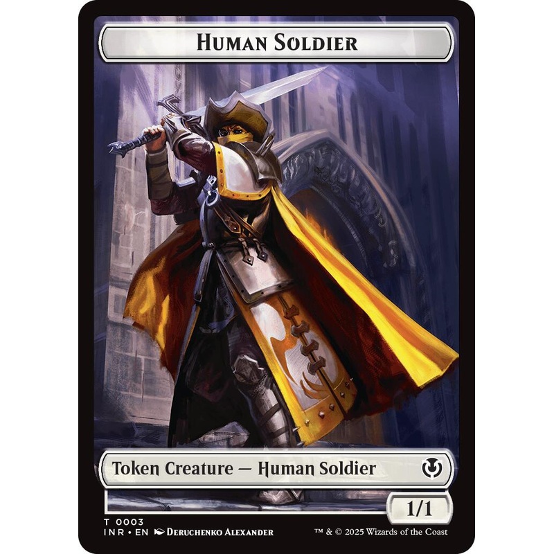 Human Soldier (0003) // Clue Double-Sided Token [Innistrad Remastered Tokens]