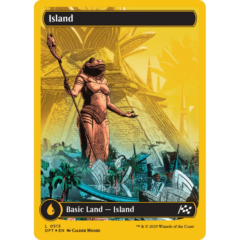 Island (0513) (First-Place Foil) [Aetherdrift]