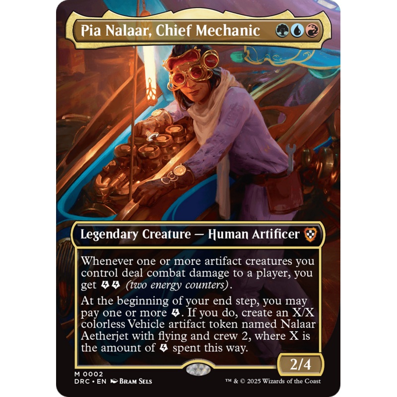Pia Nalaar, Chief Mechanic (Borderless) [Aetherdrift Commander]