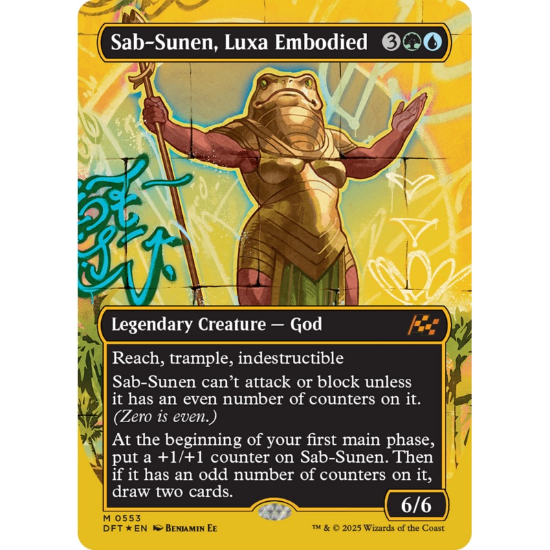 Sab-Sunen, Luxa Embodied (Borderless) (First-Place Foil) [Aetherdrift]