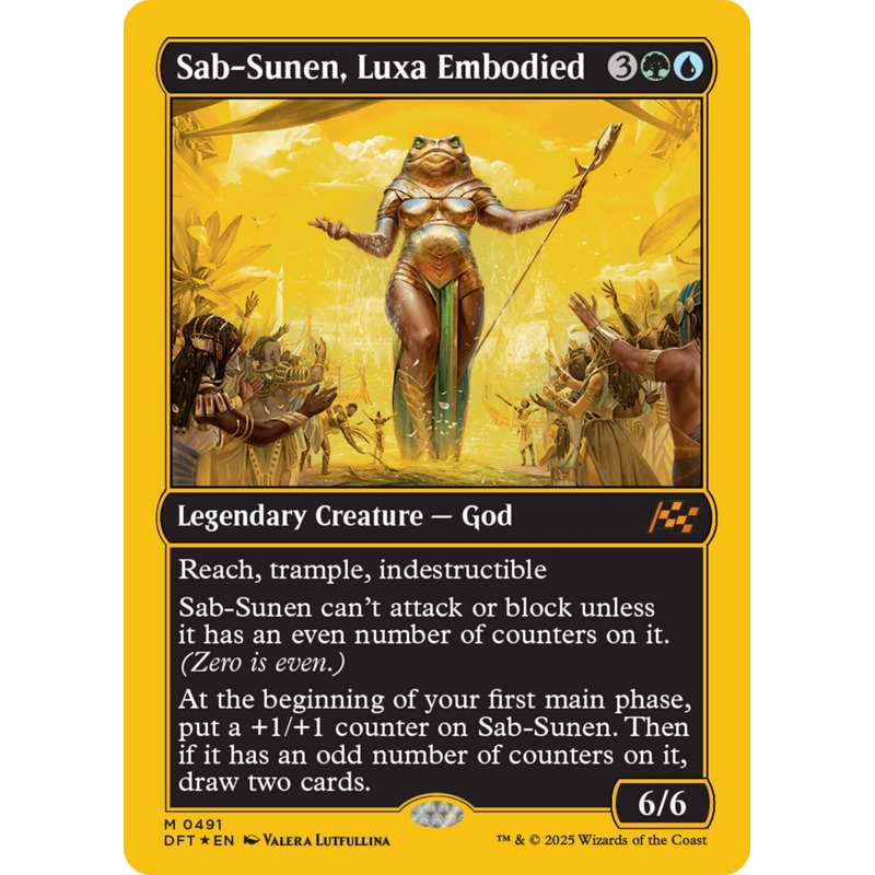 Sab-Sunen, Luxa Embodied (First-Place Foil) [Aetherdrift]