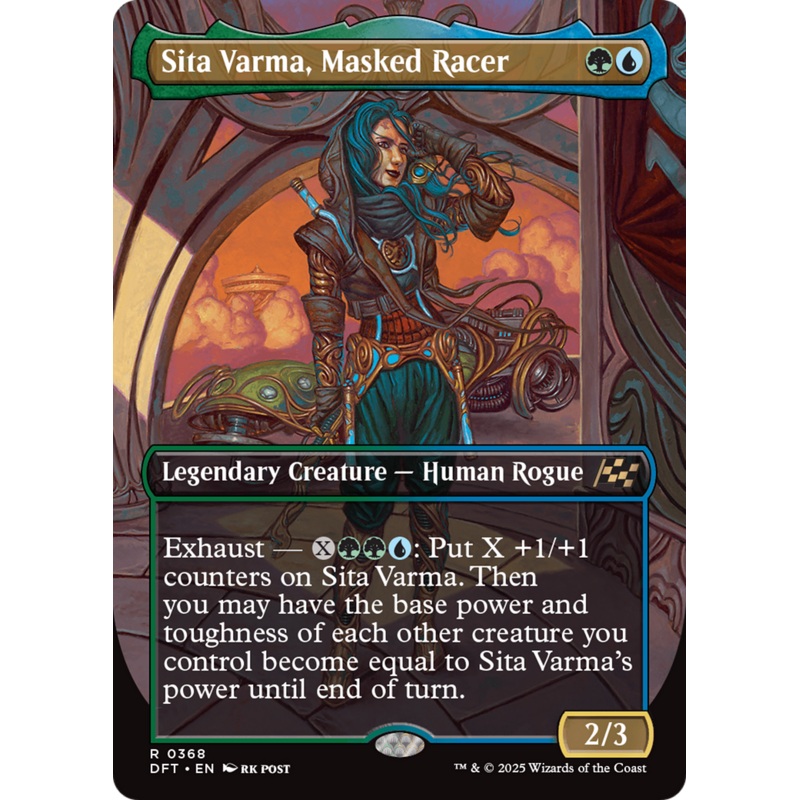 Sita Varma, Masked Racer (Borderless) [Aetherdrift]