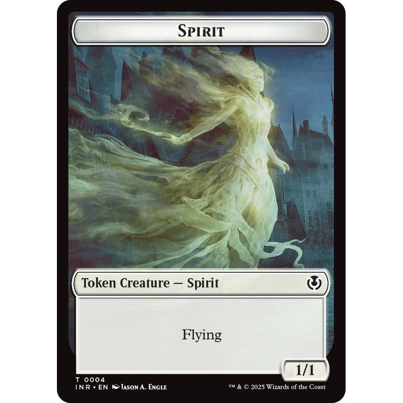 Spirit // Human (0002) Double-Sided Token [Innistrad Remastered Tokens]
