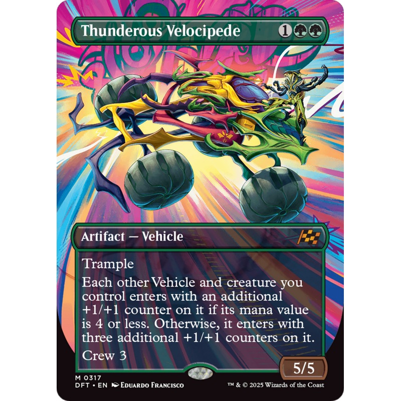 Thunderous Velocipede (Borderless) [Aetherdrift]
