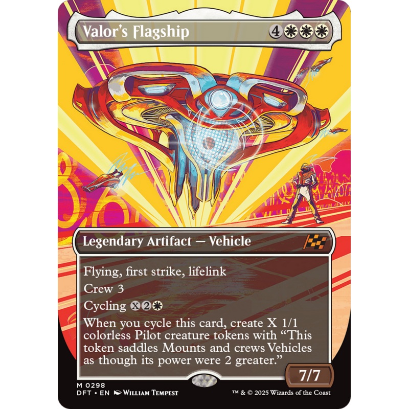 Valor's Flagship (Borderless) [Aetherdrift]