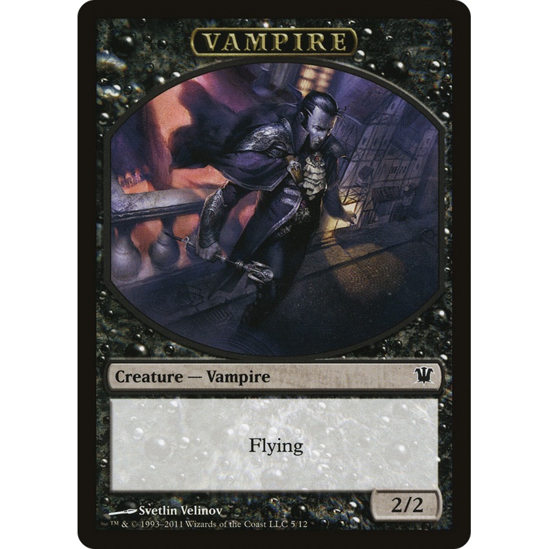 Vampire (0007) // Vampire (0008) Double-Sided Token [Innistrad Remastered Tokens]