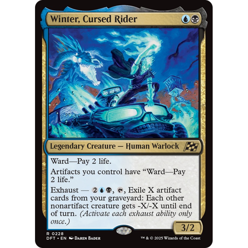 Winter, Cursed Rider [Aetherdrift]