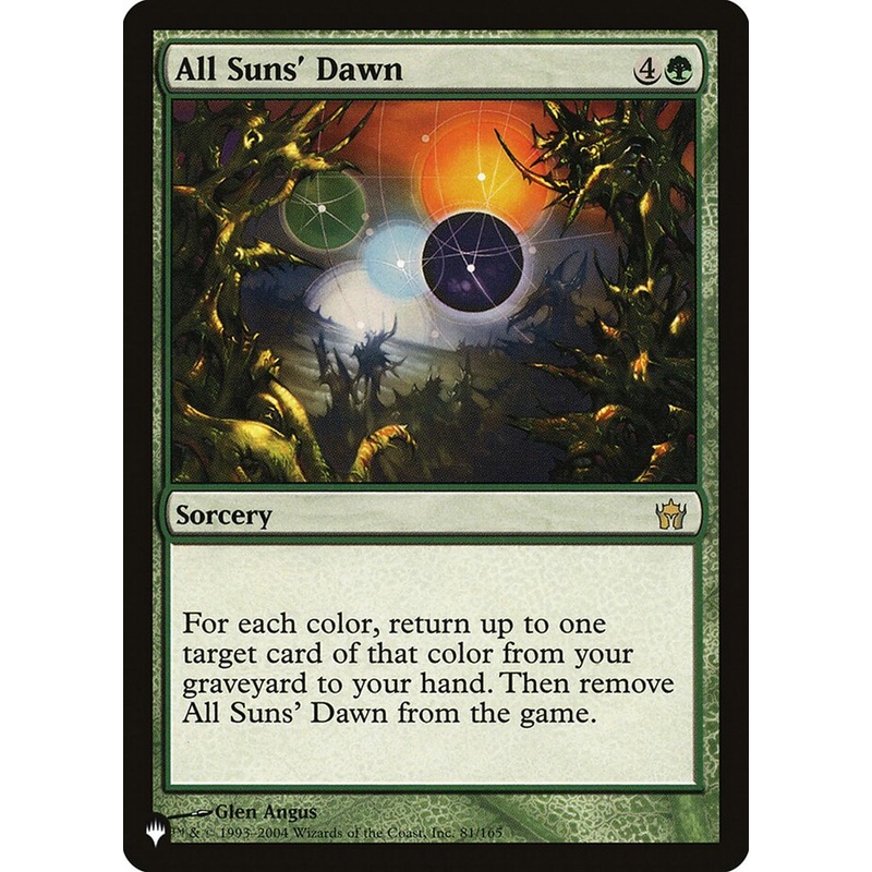 All Suns' Dawn [The List]